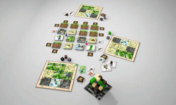 RAVENSBURGER galda spēle Minecraft Builders & Biomes (LT, LV, EE), 27088