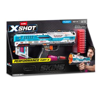 XSHOT Skins 1. sērijas Pro Fury X rotaļu pistole ar 40 patronām, 36772