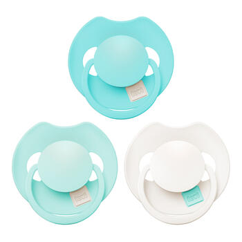 LOVI Prime silikona dinamiskais knupītis, Aqua Green, 18+m., 3 gab., 34/453