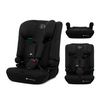 KINDERKRAFT autosēdeklis I-COMFY, i-Size, melns, KCICOM00BLK0000