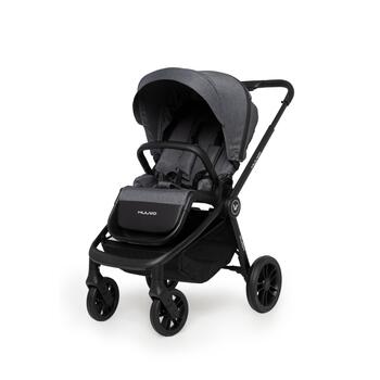 Muuvo universālie ratiņi Quick 2in1 Quick Carbon Graphite, MQ-W-CAR-GR-2 W1-SET