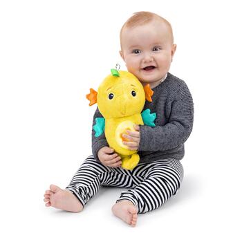 BABY EINSTEIN nomierinoša plīša rotaļlieta Seahorse Soother, dzeltena, 17400-000