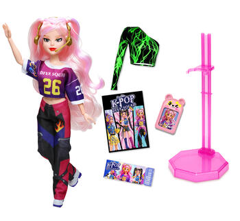 K-POP DIVA SQUAD lelle, 29 cm, sortiments., 81157