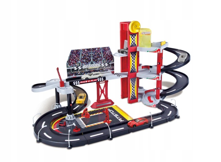 BBURAGO Ferrari Race + Play sacīkšu garāža, 18-30197