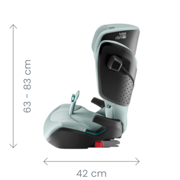 BRITAX autokrēsls, 100-150 cm, KIDFIX PRO, midnight grey - classic, 2000040455/2000041296