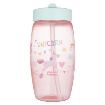 CANPOL BABIES sporta pudele ar saliekamu snīpi UNICORNS, 400 ml, 56/618_pin
