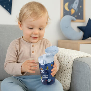 CANPOL BABIES ūdens pudele JUNIOR, 400 ml, Blue, 56/624_blu