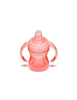MUNCHKIN mācību pudele ar rokturiem un mīkstu izsmidzinātāju, Gentle Transition, zils, 90460, 118 ml