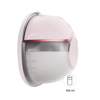 KINDERKRAFT pārnēsājamais elektriskais krūts sūknis MAMAFLOW, pink, KEMAFL00PNK0000