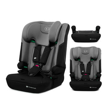 KINDERKRAFT autosēdeklis I-COMFY, i-Size, tumši pelēks, KCICOM00DGR0000