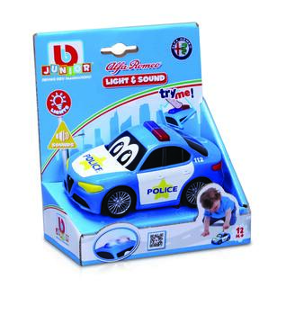 BB JUNIOR Policijas automašīna Giulia Alfa Romeo ar gaismām un skaņām, 16-81211