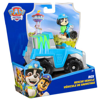 PAW PATROL transportlīdzeklis Basic Rescue Rex, 6071216