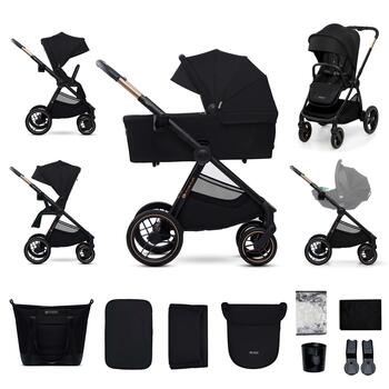 KINDERKRAFT universālie ratiņi 2IN1 NEA 2.0, midnight black, KSNEA002BLK2000