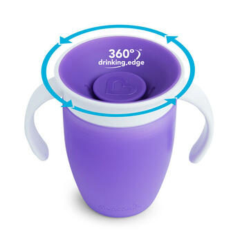 MUNCHKIN mācību krūzīte 207ml 6m+ Miracle 360 90100