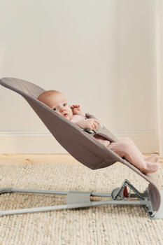 BABYBJÖRN šūpuļkrēsls BLISS Woven Petal Quilt, sand grey, 006317