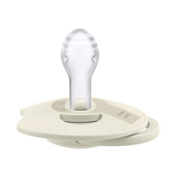 LOVI silikona dinamiskais knupītis Prime, Coconut/ Ivory,  6-18m,  2 gab.,  34/402