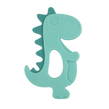 CANPOL BABIES silikona zobgrauzis priekš jaundzimušajiem Dinosaur, 51/006