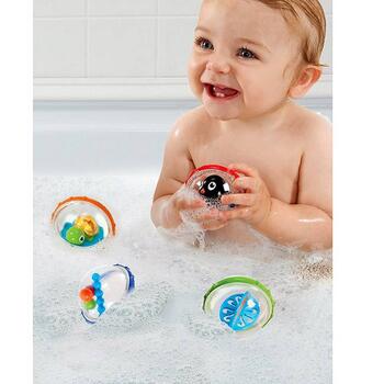 MUNCHKIN Float and Play Bubbles zīdaiņu un mazuļu vannas rotaļlieta, 4m+, 2 gab., 9004801