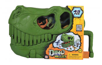 CHAP MEI rotaļlietu komplekts Dino Valley Dino Skull Bucket, 45 pcs., 542029