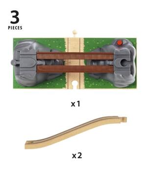 BRIO RAILWAY brūkošais tilts, 33391000