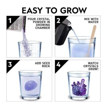 NATIONAL GEOGRAPHIC komplekts Crystal Growing Lab, NGLITCRYSTALINT