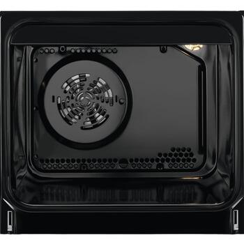 Electrolux 600.sērijas gāzes plīts ar elektrisko cepeškrāsni, melna, 50cm (LKK560010K)