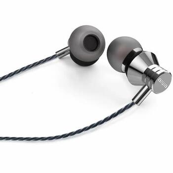 AIWA In-Ear stereo austiņas ar mikrofonu, pelēkas (ESTM-50SL)