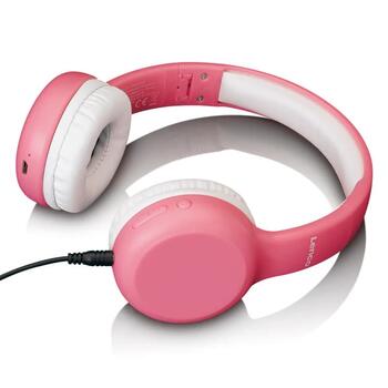 Lenco on-ear austiņas ar Bluetooth bērniem, rozā (HPB-110PK)
