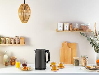 TEFAL tējkanna Double Layer, 1.5 L,pelēka (KI583E)