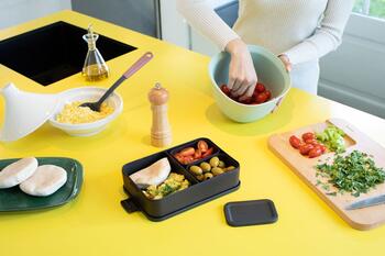 BRABANTIA Make & Take pusdienu kārba, bento, dark grey (203480)
