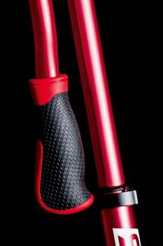 Six Degrees Scooter skrejritenis 230 mm un 215 mm, sarkans (AU 513)