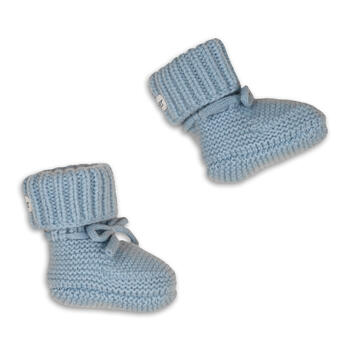 Lodger Slipper Merino vilnas čībiņas, Blue Fogg, 0-6m (SLM 110_0-6)