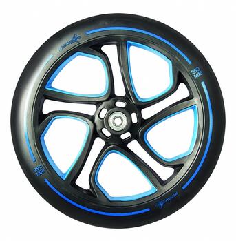 Muuwmi Aluminium Scooter PRO skrejritenis 250 mm, zils (AU 468)