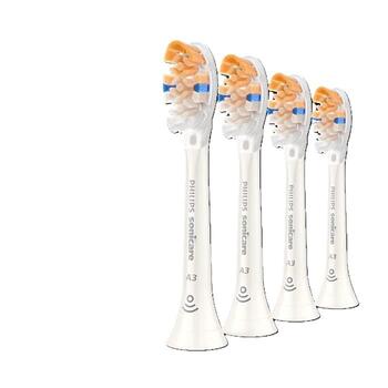 Sonicare A3 Premium All-in-One zobu birstes uzgalis, 4gab, balts (HX9094/87)