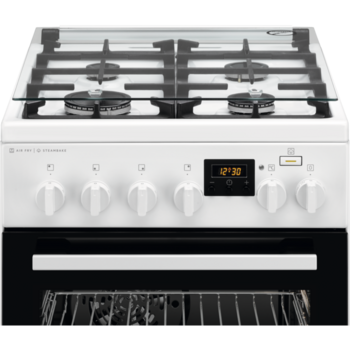 AEG gāzes plīts ar elektrisko cepeškrāsni (CKB56490BW)