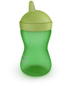 Philips Avent My Grippy mācību krūzīte ar cietu snīpi 300ml, 18M+, zaļa (SCF804/03)