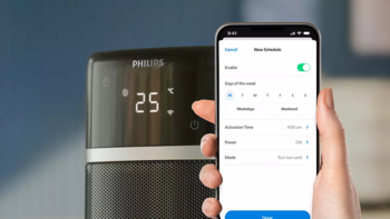 PHILIPS 5000 sērijas Energotaupīgs keramiskais sildītājs (CX5120/11)