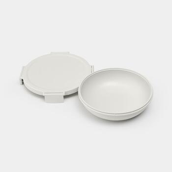 BRABANTIA Make & Take pusdienu bļoda, 1L, light grey (206184)
