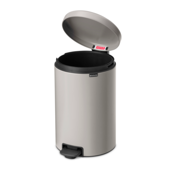 BRABANTIA atkritumu tvertne ar pedāli NewIcon, 20 l, Soft Grey (254406)