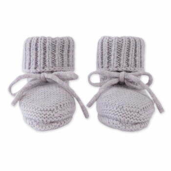 Lodger Slipper merino vilnas čībiņas, Stone, 0-6m (SLM 552_0-6)