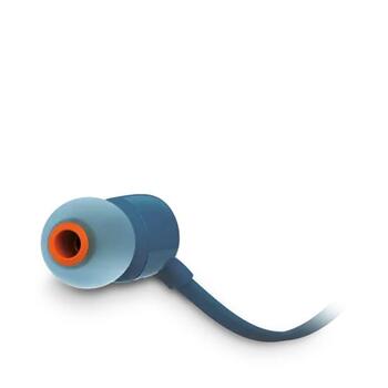 JBL in-ear austiņas, zilas (JBLT110BLU)