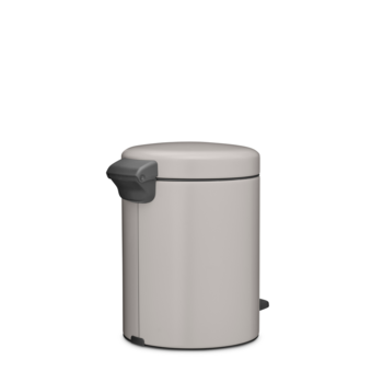 BRABANTIA atkritumu tvertne ar pedāli NewIcon, 5 l, Soft Grey (252204)