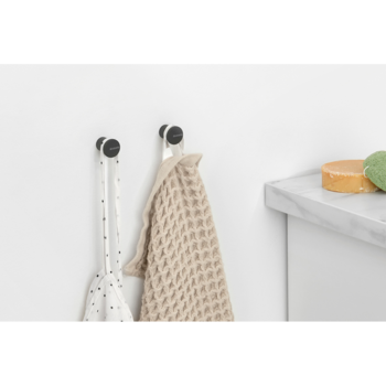 BRABANTIA MindSet dvieļu pakaramie, 2 gab., Mineral Infinite Grey (303401)