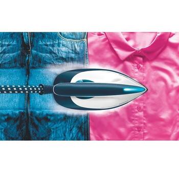 PHILIPS PerfectCare Compact Tvaika ģeneratora gludeklis, zils/balts (GC7840/20)