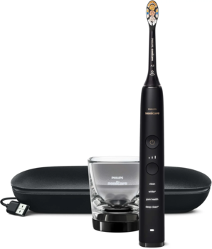 Sonicare zobu birste DiamondClean 9000 ar īpašu lietotni, melna (HX9911/17)