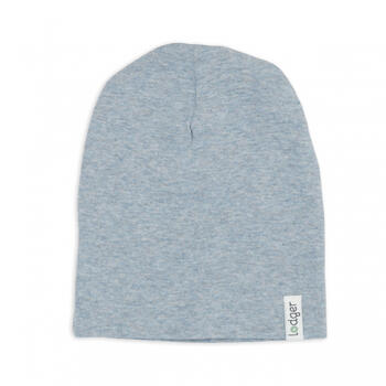 Lodger Beanie Melange bērnu cepurīte, Blue Fogg, 0-6 mēn. (BEM 110_0-6)