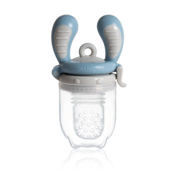 Kidsme Food Feeder bērna ēdināšanas ierīce cietiem produktiem (vidējs), Azure, no 4 mēn. (160350AZ)