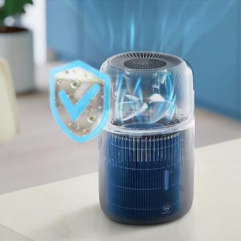 PHILIPS 5000 sērijas gaisa mitrinātājs, tumši pelēks (HU5710/03)