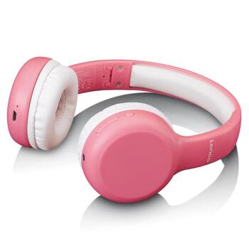 Lenco on-ear austiņas ar Bluetooth bērniem, rozā (HPB-110PK)
