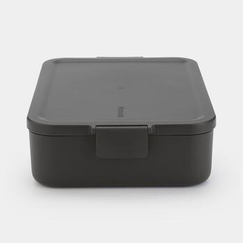 BRABANTIA Make & Take pusdienu kārba, liela, dark grey (203060)